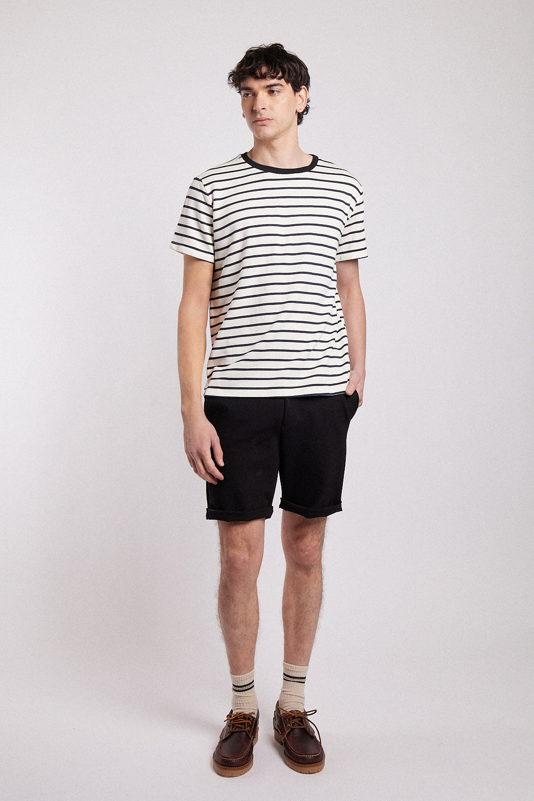 REMERA BRANDON RAYADO