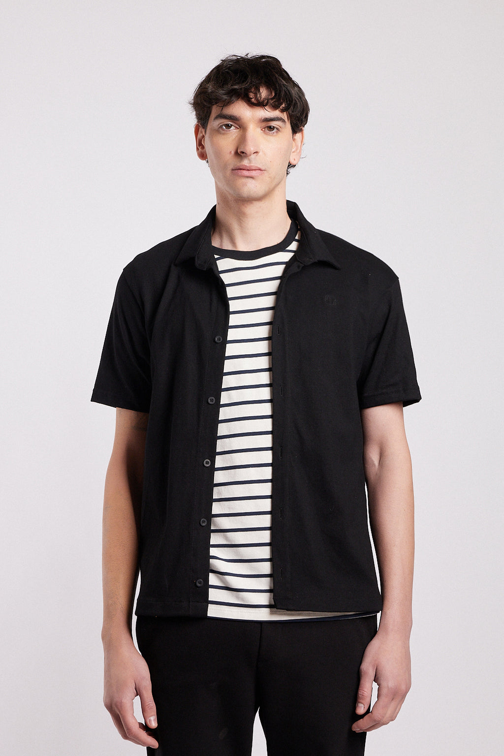 CAMISA ELVIS NEGRO