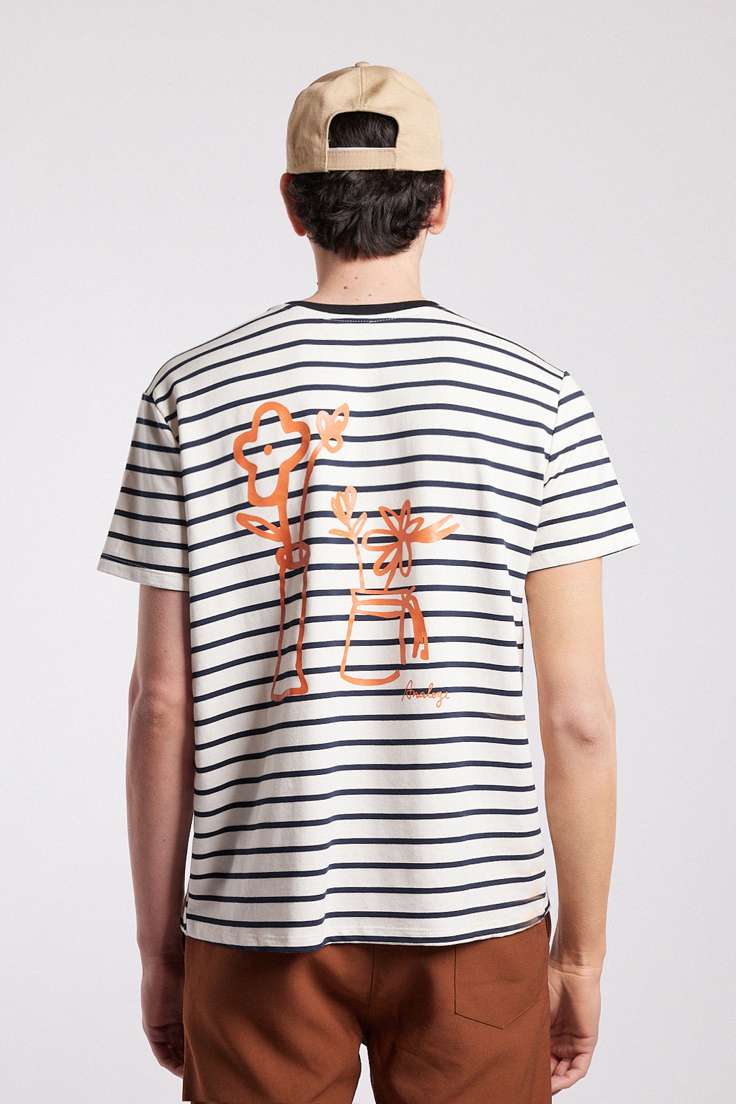 REMERA FLORERO RAYADO