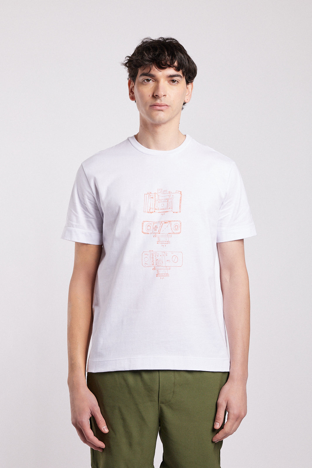Remera Camara blanca ANALOGE