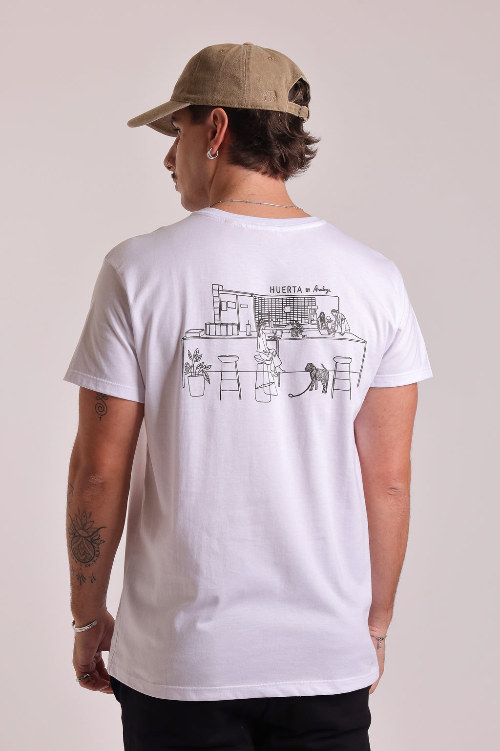 Remera Humboldt blanca ANALOGE